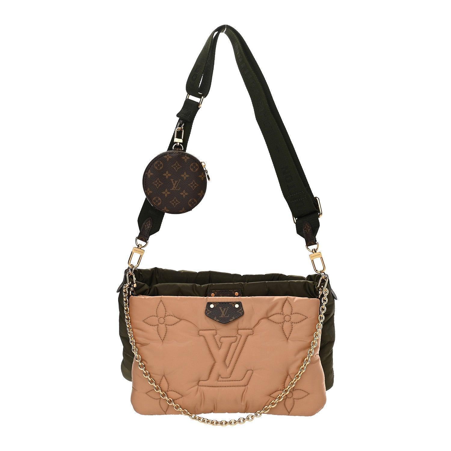 Louis Vuitton  Econyl Monogram Pillow Maxi Multi Pochette Accessories Kaki Beige Banlieue91