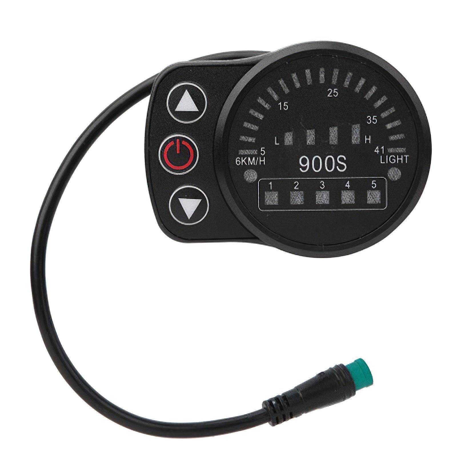 Bicycle Modified Lithium Battery Power With Quantum KT-LED900S Meter