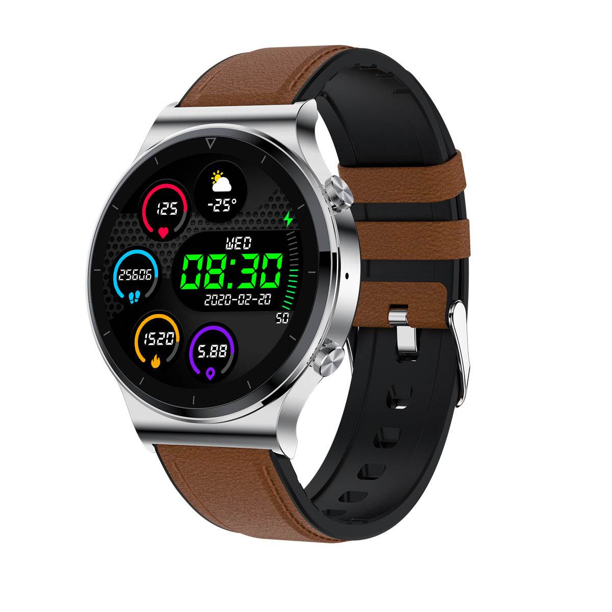 Adult Smart Watch Heart Rate Tracker Bluetooth For Android Waterproof Smartwatch