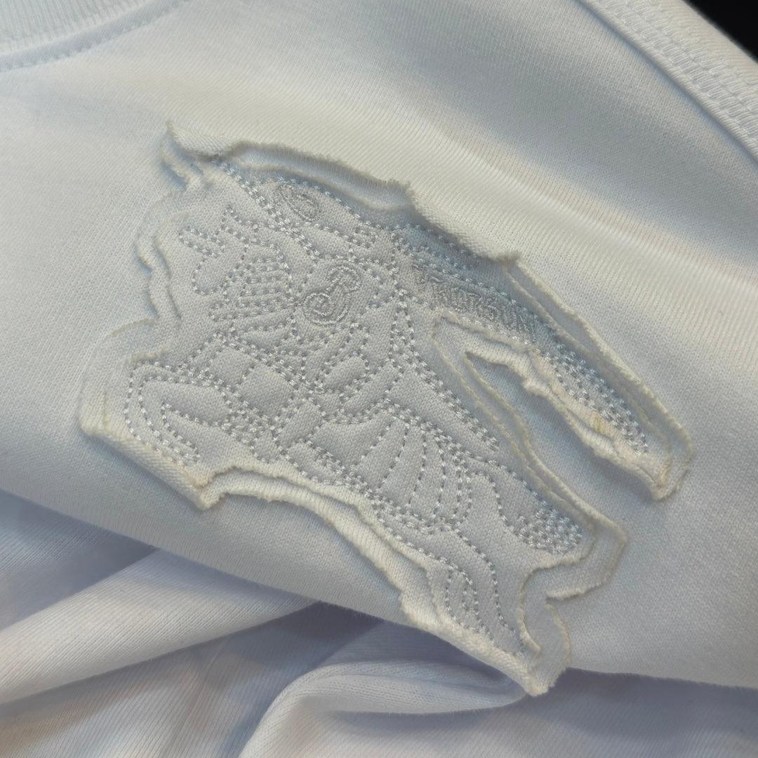 Burberry T-Shirt Without Collar 'White' Banlieue91