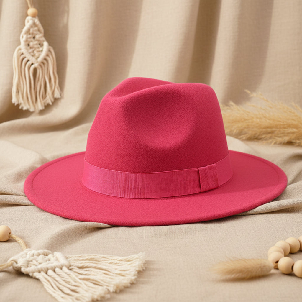 Wide Brim Bell Crown Wool Hat – Unisex Sun & Warmth Hat FitiqueFit