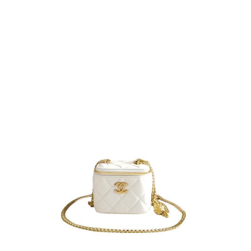 Chanel coco love long vanity case denim Camelia blue SHW Banlieue91
