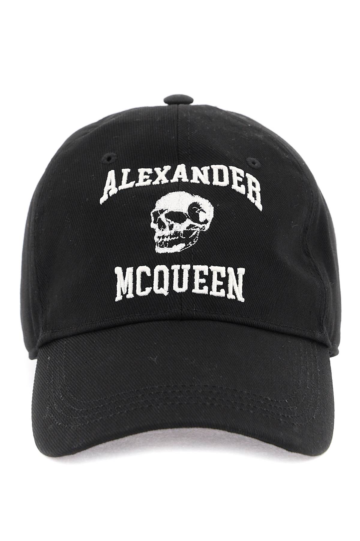 ALEXANDER MCQUEEN VARSITY SKULL Cap for Men - FW23 Collection