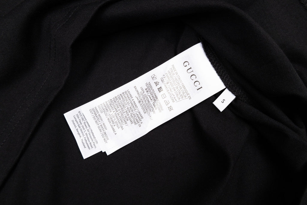 Gucci T-Shirt Without Collar 'Black'