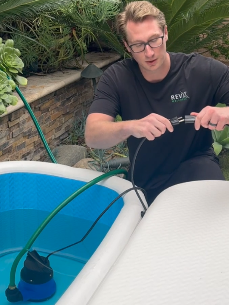 RevX Cold Plunge Drain Pump RevX Wellness