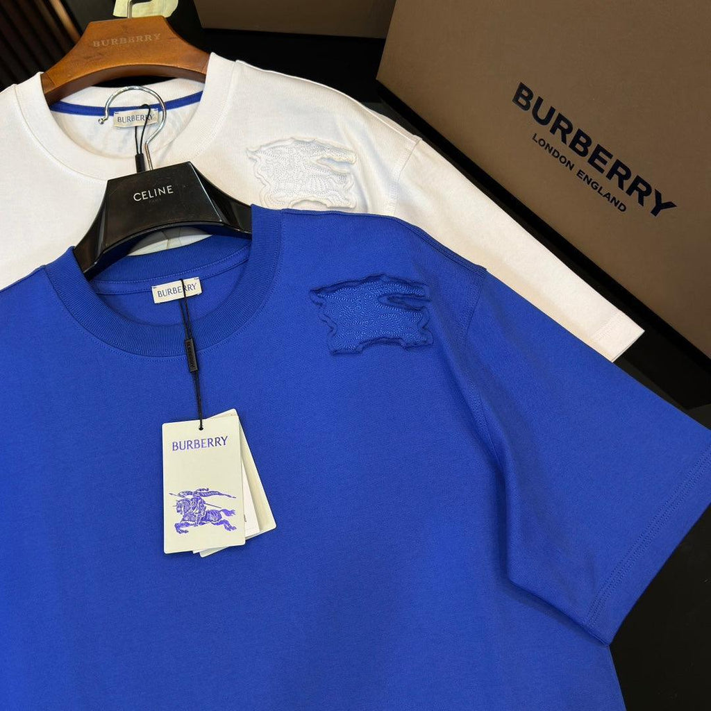 Burberry T-Shirt Without Collar 'Blue' Banlieue91