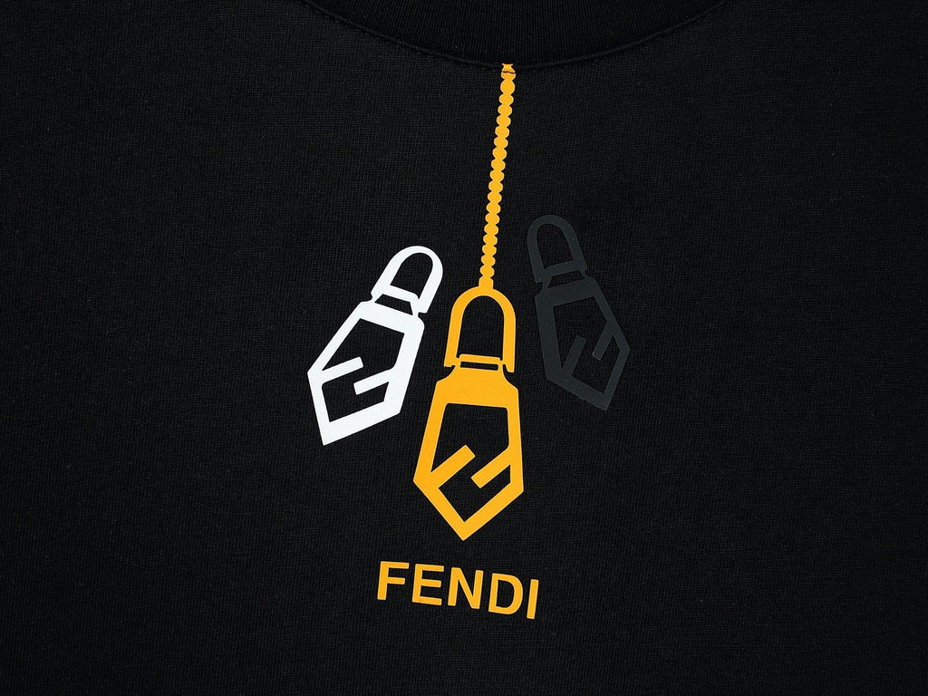 Fendi T-Shirt without Collar 'Black' Banlieue91