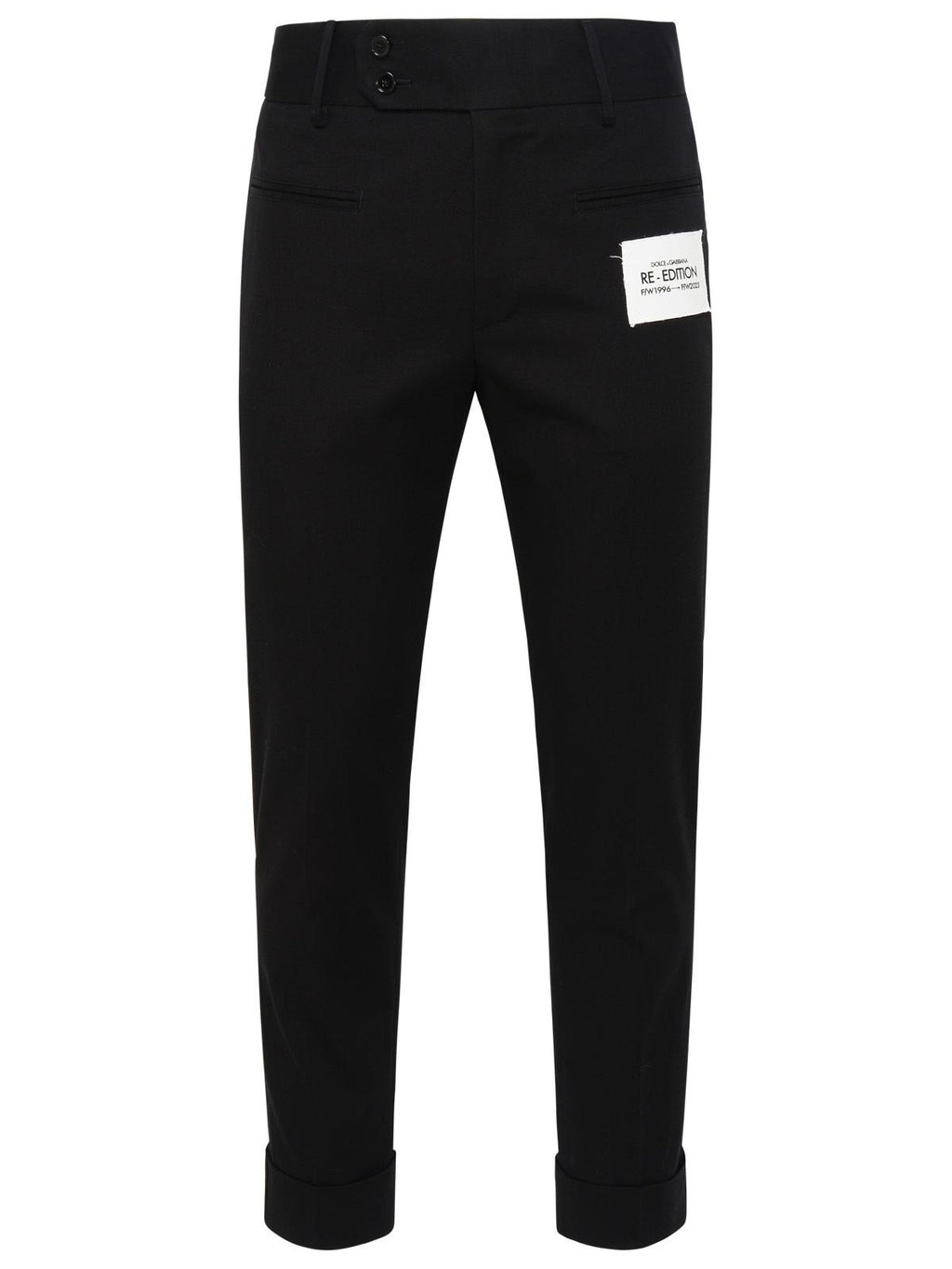 Dolce & Gabbana Black Cotton Pants