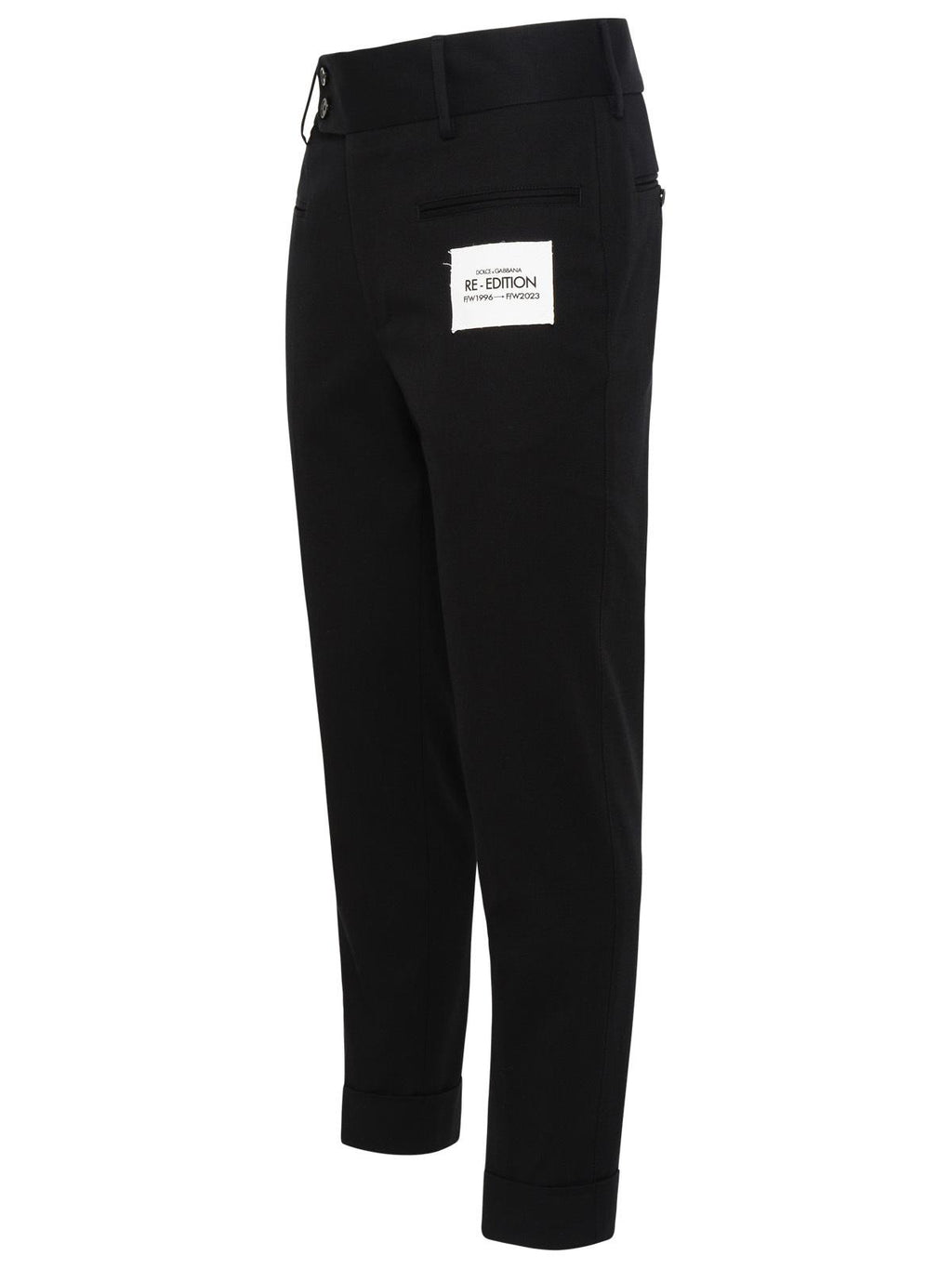 Dolce & Gabbana Black Cotton Pants