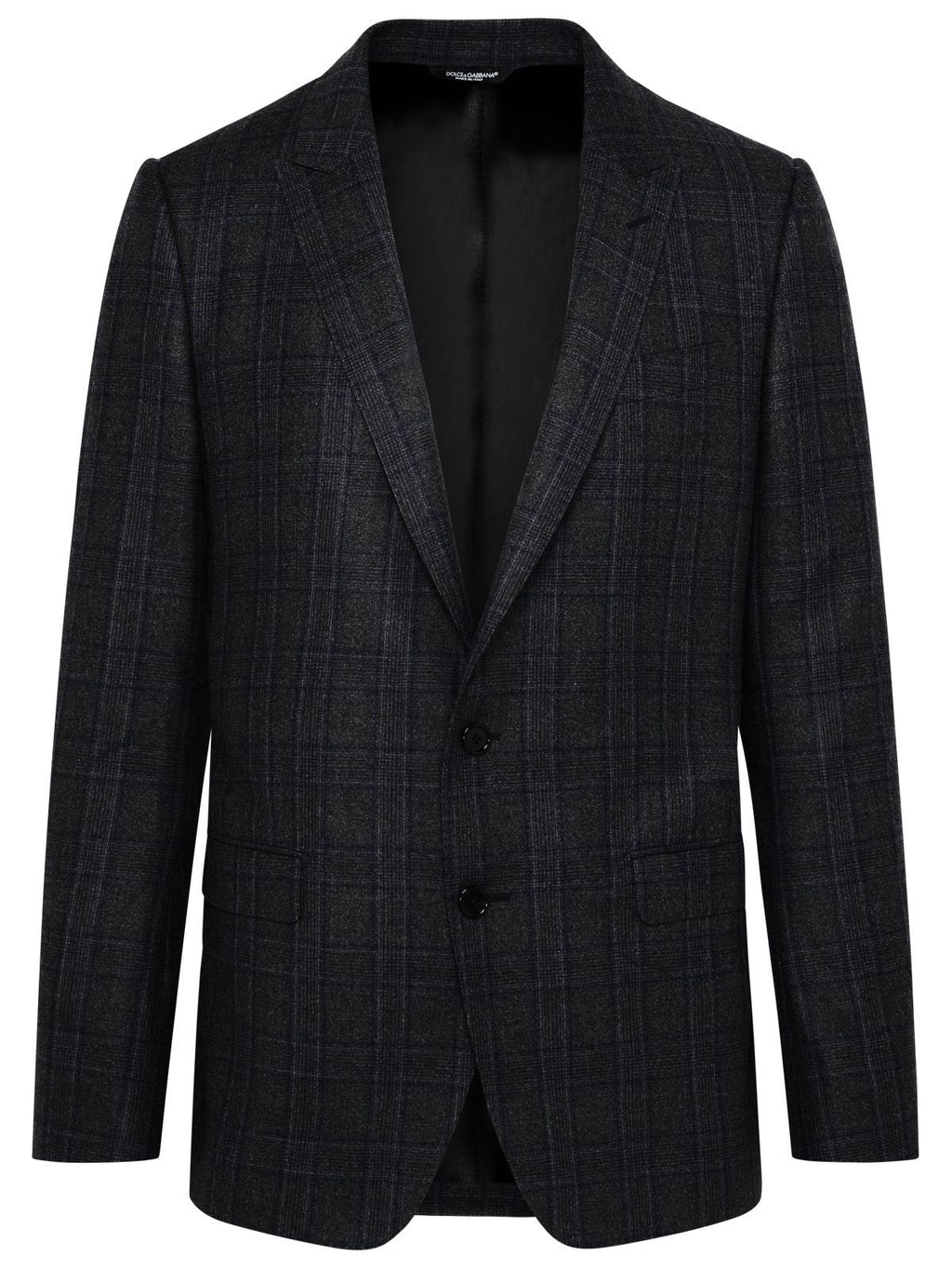 Dolce & Gabbana Blazer In Grey Virgin Wool