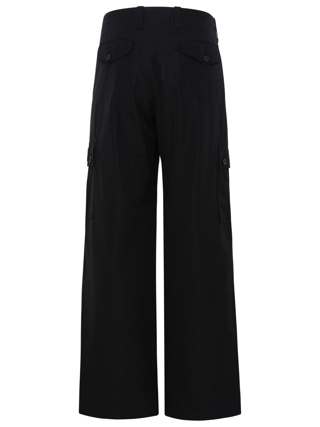 Dolce & Gabbana Black Cotton 'Cargo' Pants