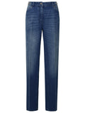 Versace Tailored Blue Cotton Jeans Women Luosophy