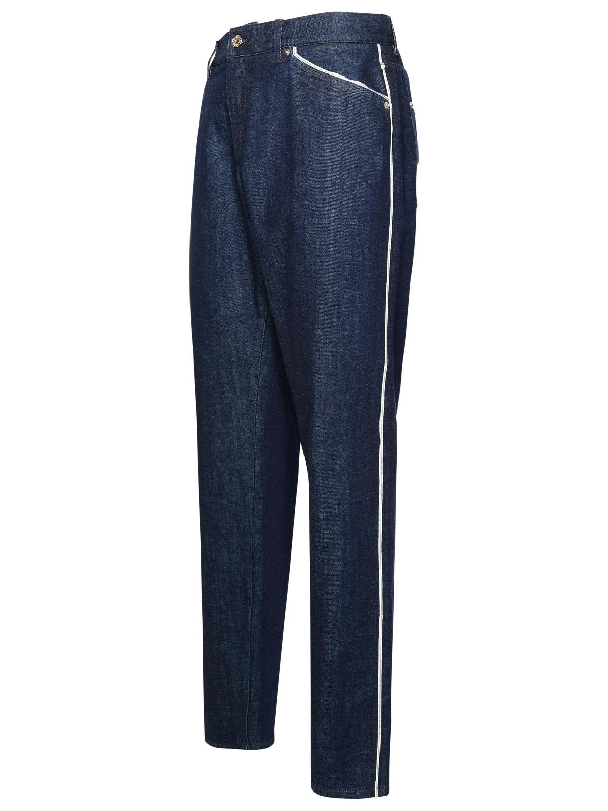 Dolce & Gabbana Blue Cotton Jeans