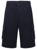 Dolce & Gabbana Blue Cotton Cargo Bermuda Shorts