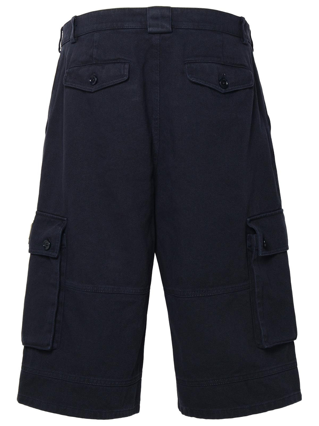 Dolce & Gabbana Blue Cotton Cargo Bermuda Shorts