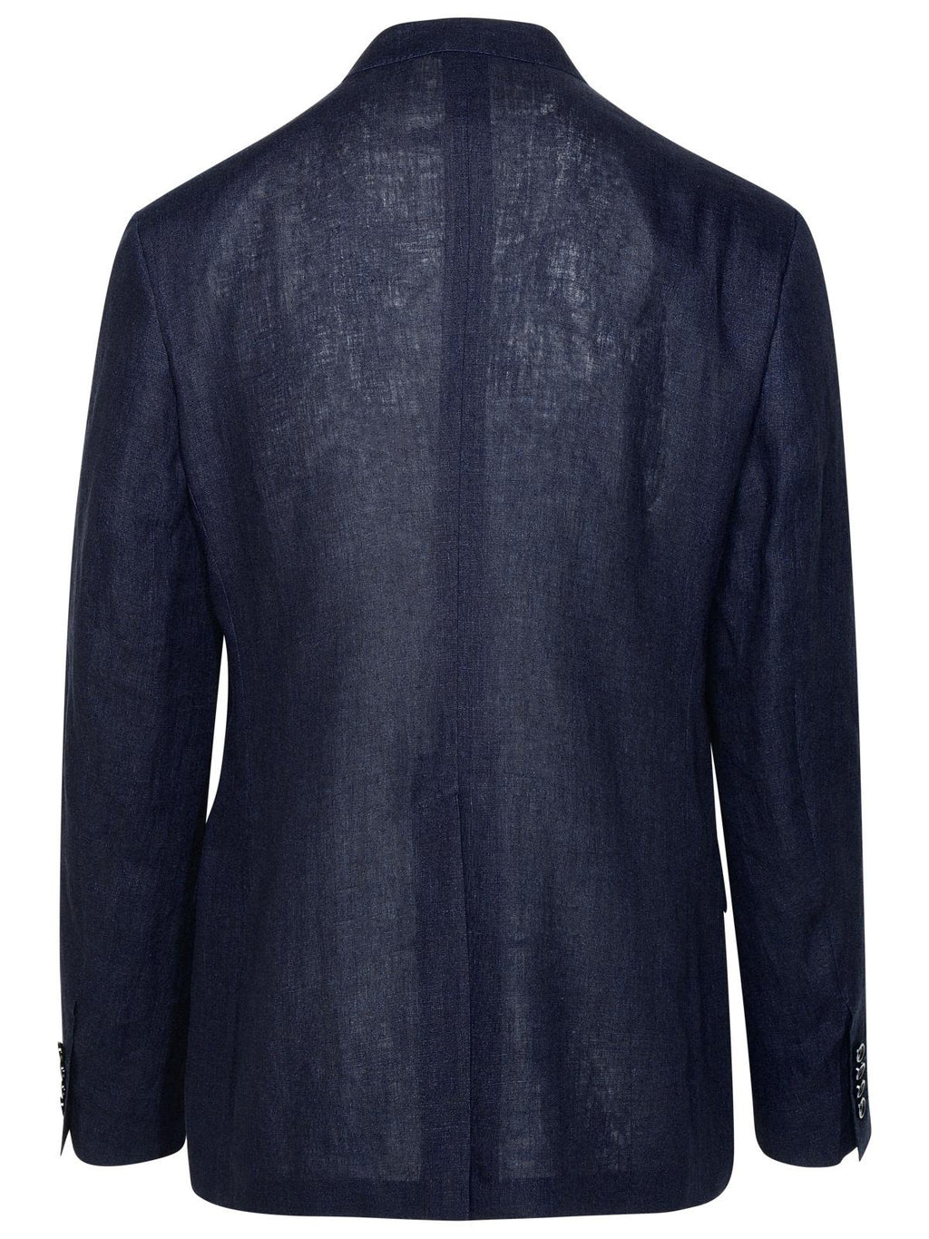 Dolce & Gabbana Navy Linen Blazer