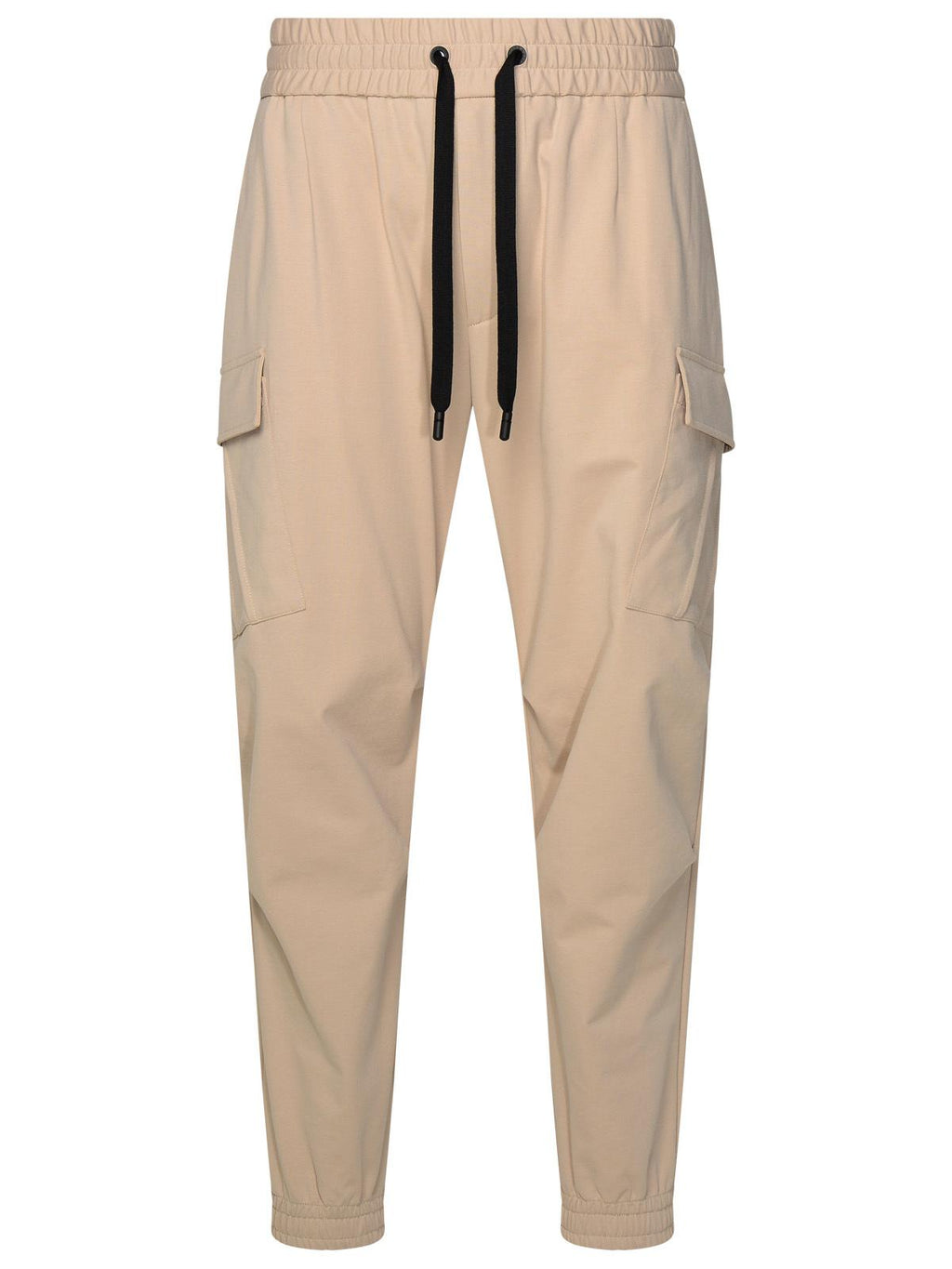 Dolce & Gabbana Beige Cotton Blend Trousers