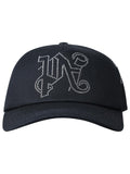 Palm Angels Black Cotton Hat Women Luosophy