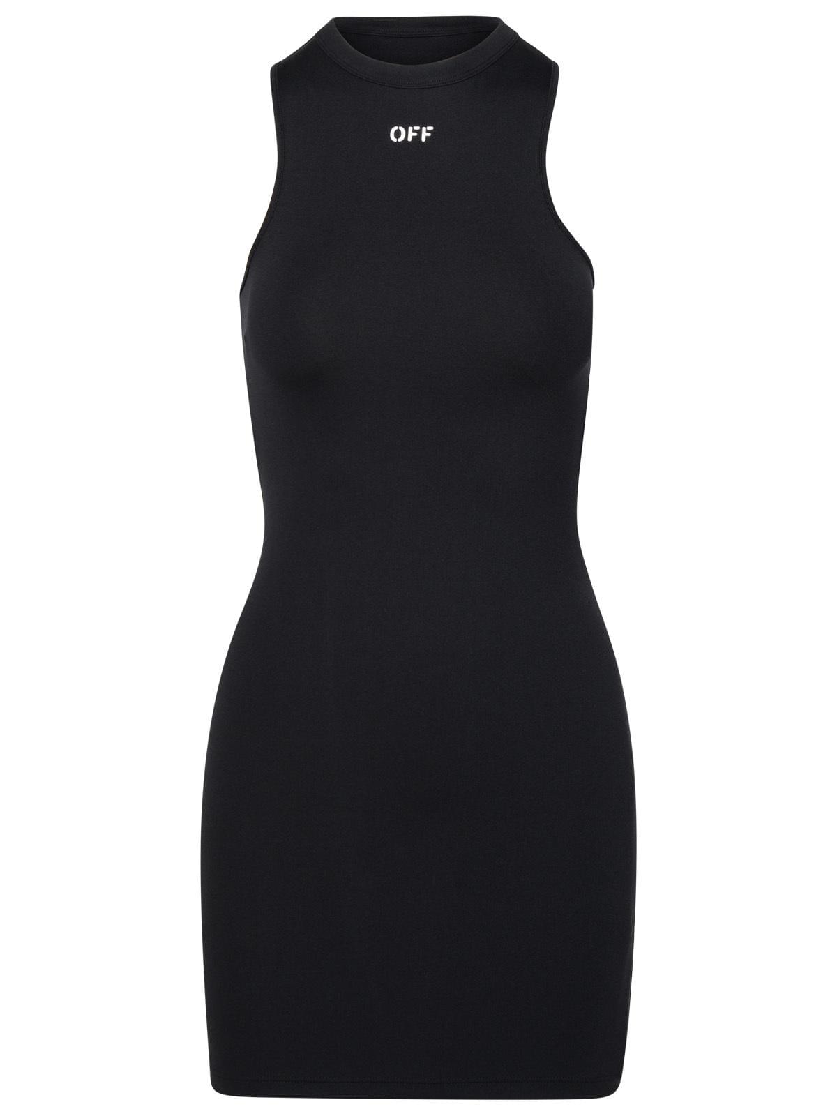 Off-White 'Rowing' Black Polyamide Dress Women Luosophy