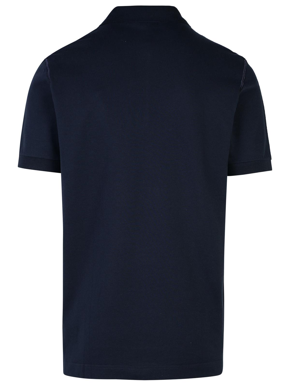 Dolce & Gabbana Navy Cotton Polo Shirt