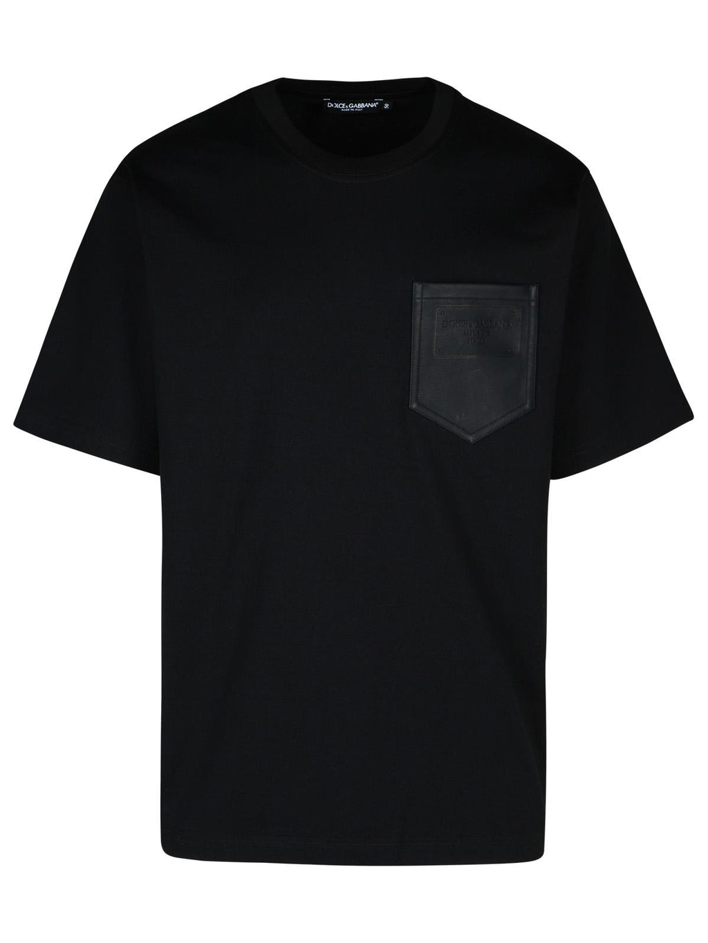 Dolce & Gabbana Black Cotton T Shirt