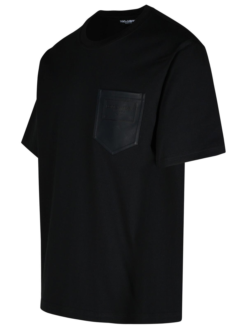 Dolce & Gabbana Black Cotton T Shirt