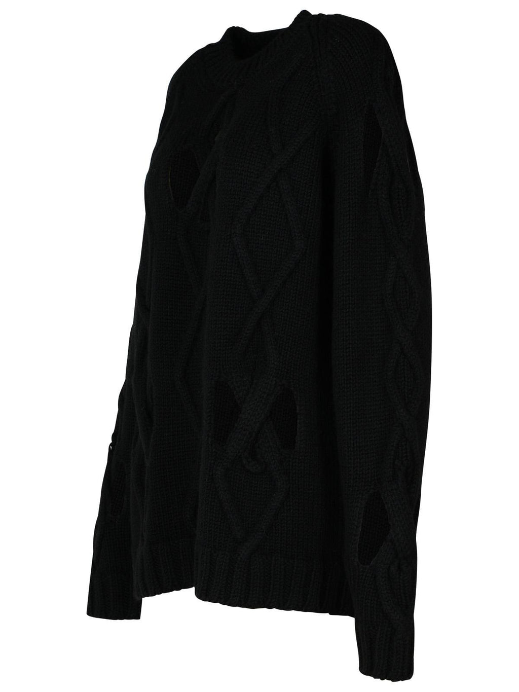 Versace Black Wool Blend Sweater Men Luosophy