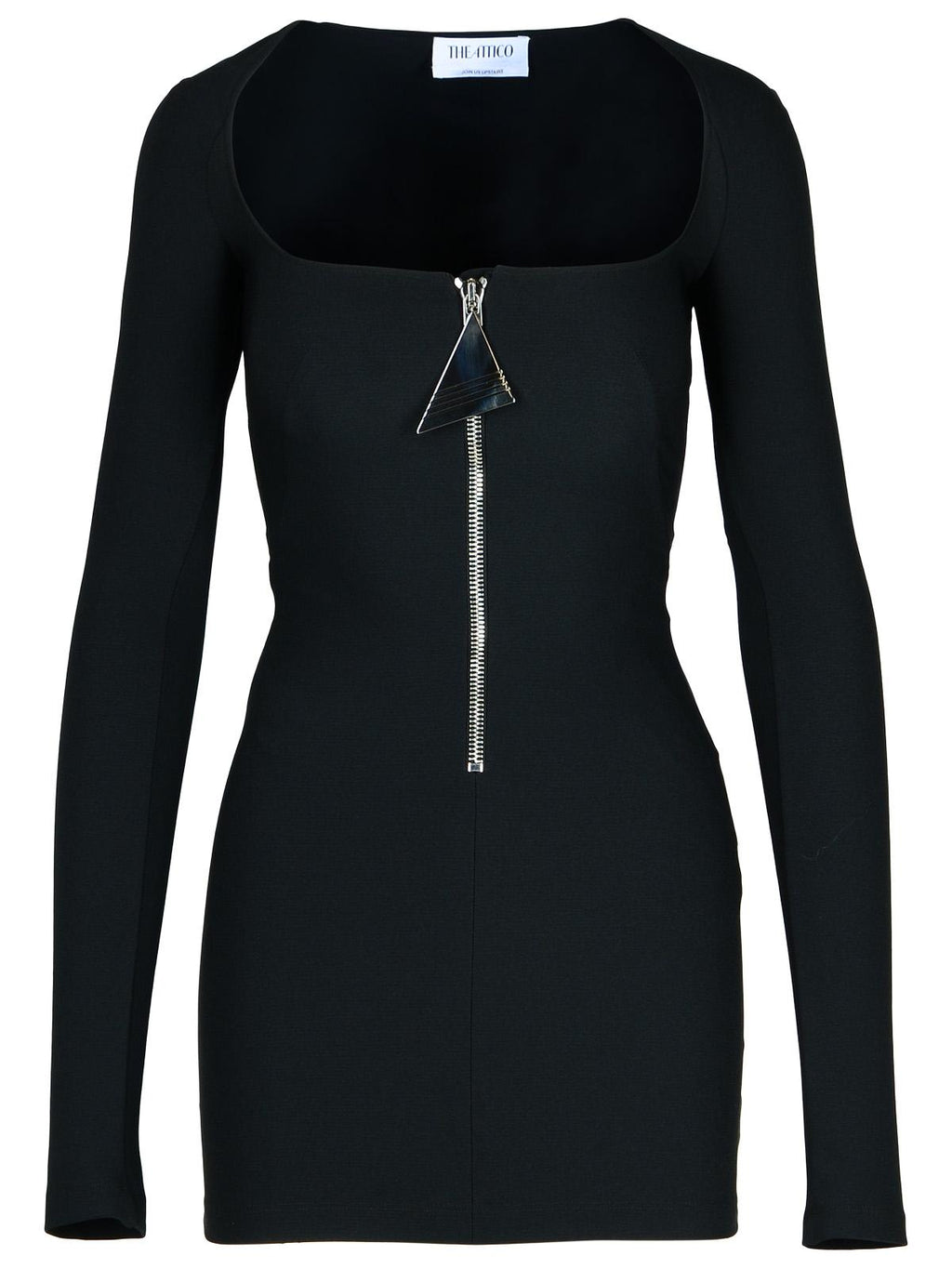 The Attico Black Polyester Blend Dress Women