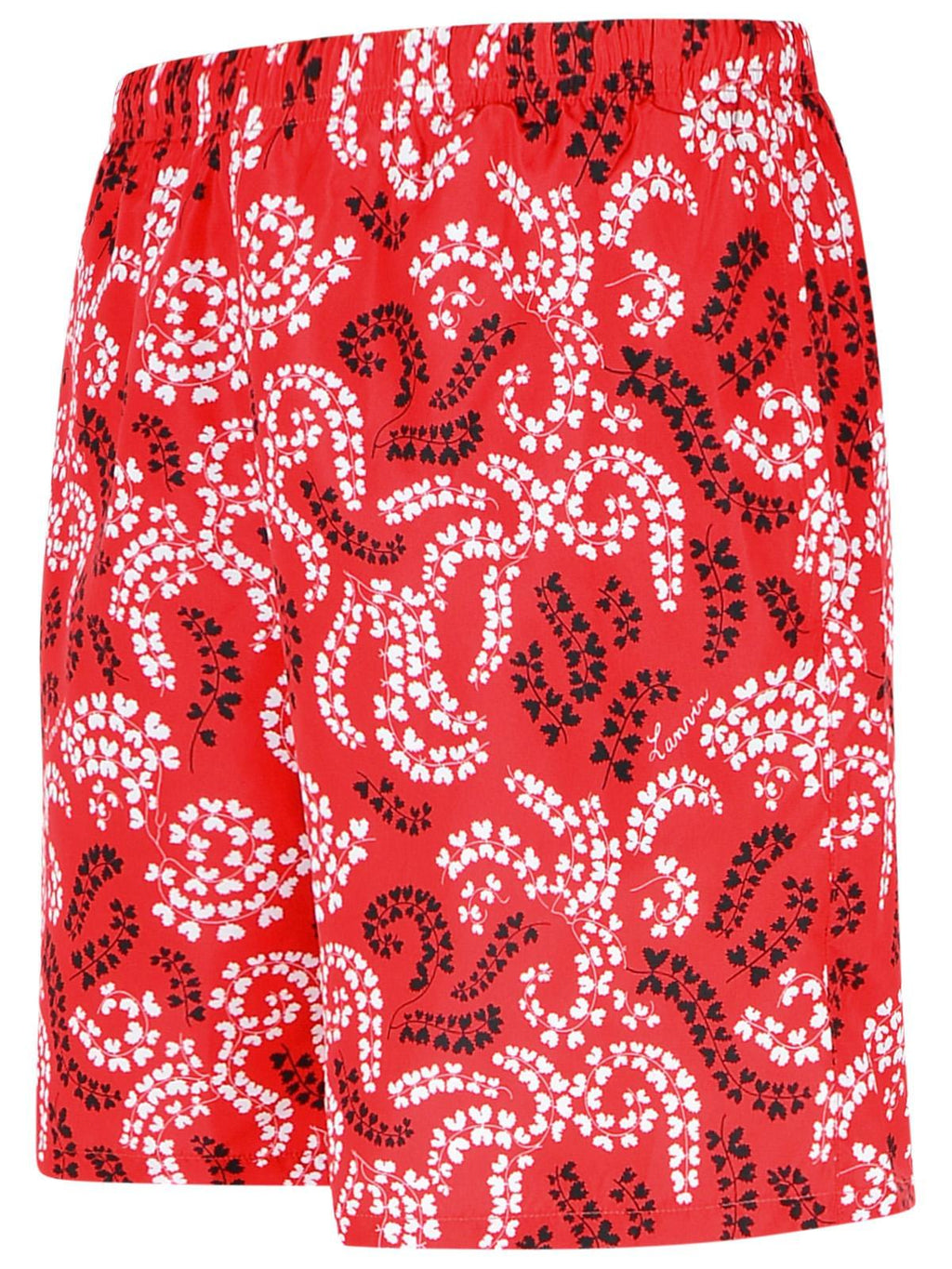 Lanvin Red Polyester Swimsuit Men Luosophy