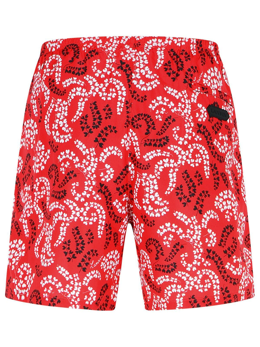 Lanvin Red Polyester Swimsuit Men Luosophy