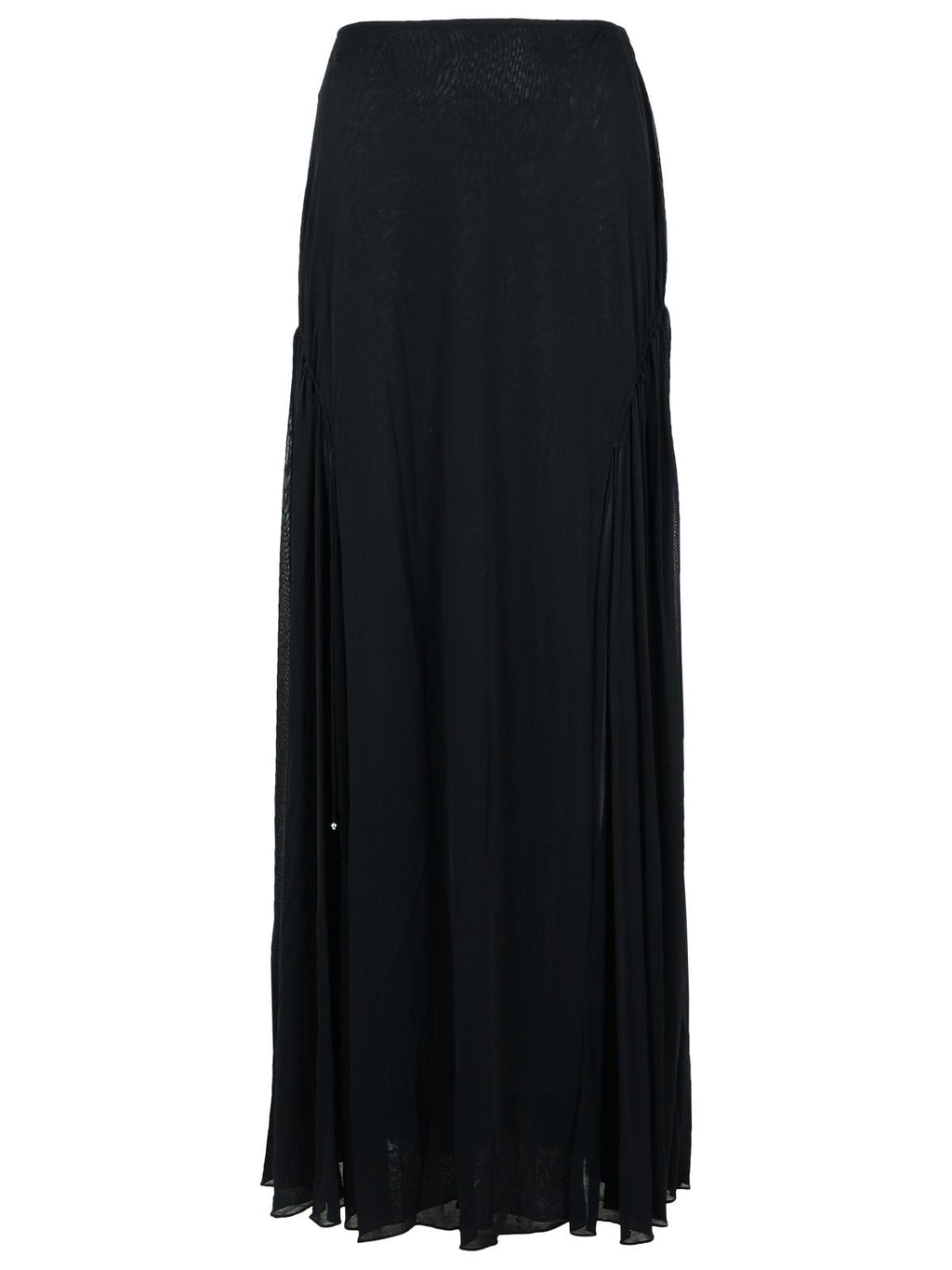 Lanvin 'Flared' Black Viscose Blend Skirt Women