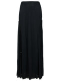 Lanvin 'Flared' Black Viscose Blend Skirt Women