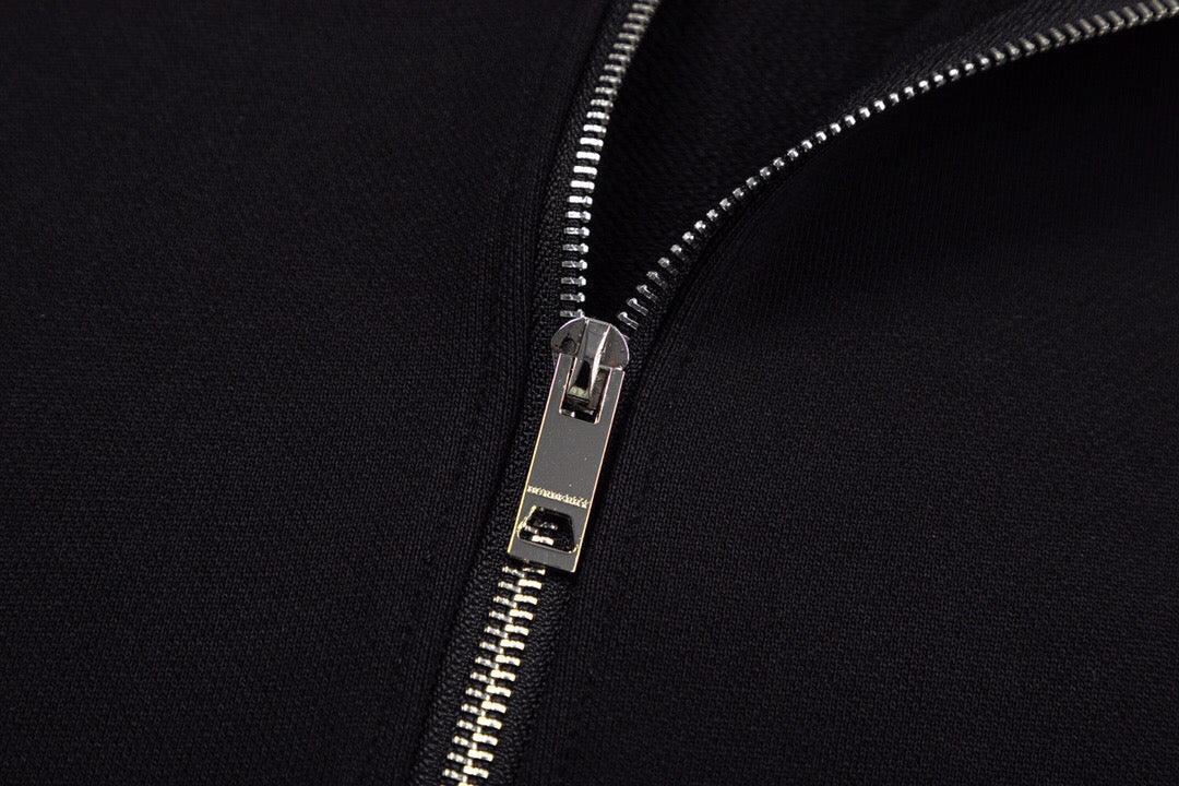 Burberry Cotton Zip Hoodie 'Black' Banlieue91