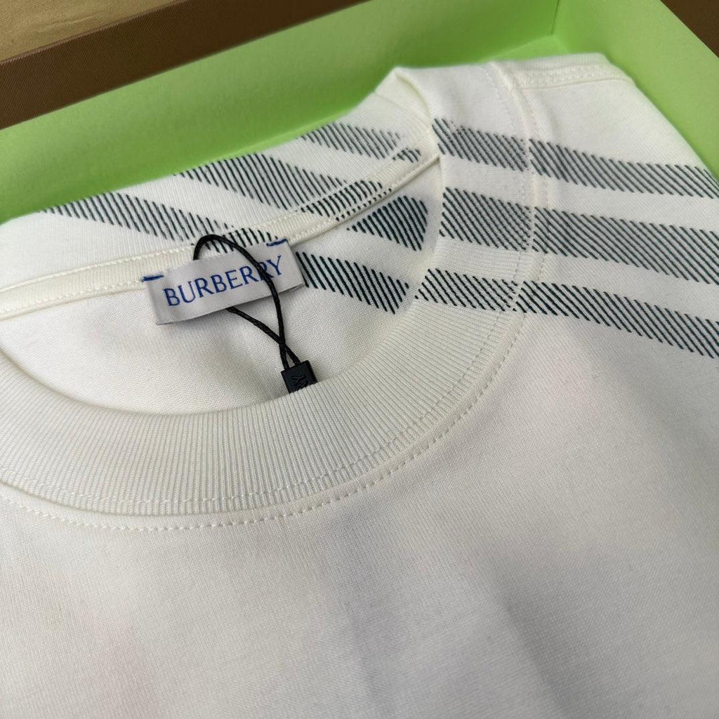 Burberry T-Shirt Without Collar 'White' Banlieue91