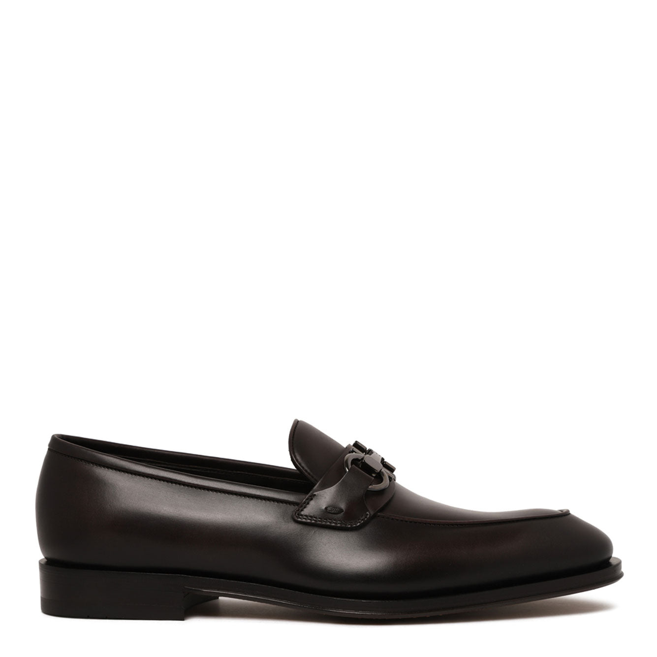 Ferragamo Elegant 100% Leather Flat Shoes for Men Banlieue91