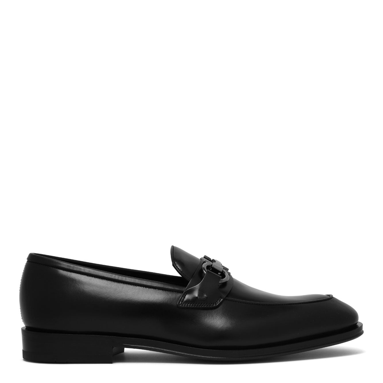 Ferragamo 100% Leather Moccasin Flat Shoes for Men Banlieue91