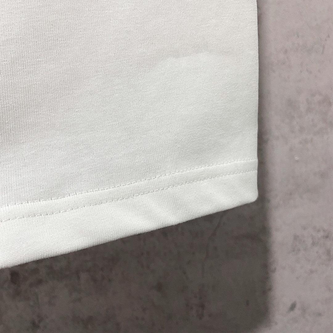 Balenciaga Cream T-Shirt Without Collar Banlieue91