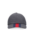 GUCCI Classic Wool Baseball Hat with Web Band