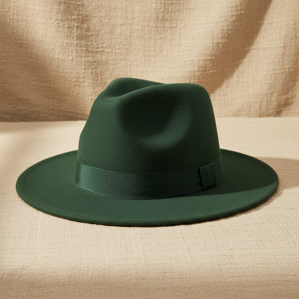 Wide Brim Bell Crown Wool Hat – Unisex Sun & Warmth Hat FitiqueFit