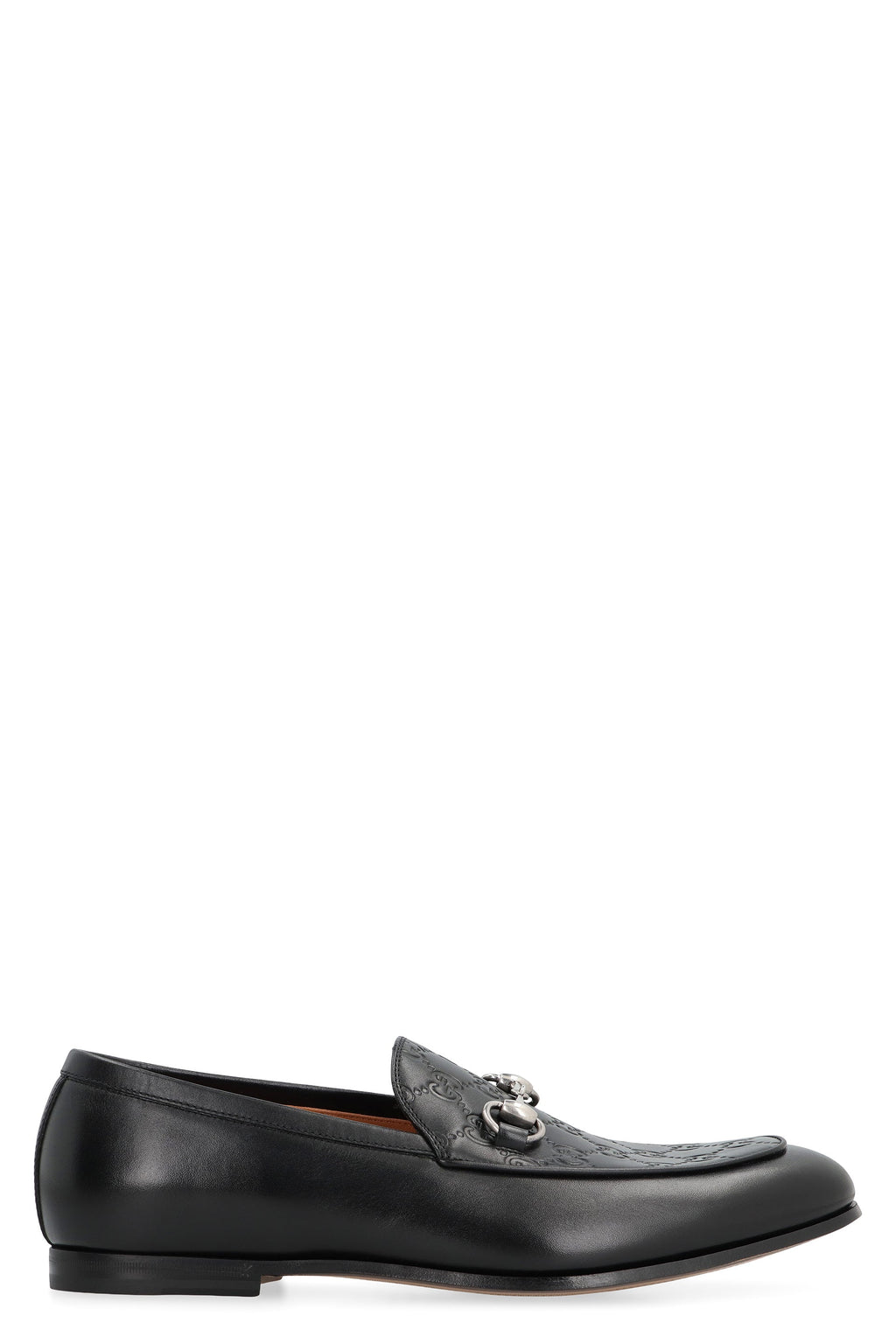 GUCCI Men's Classic Leather Loafers with Metal Bit Banlieue91