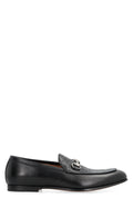 GUCCI Men's Classic Leather Loafers with Metal Bit Banlieue91