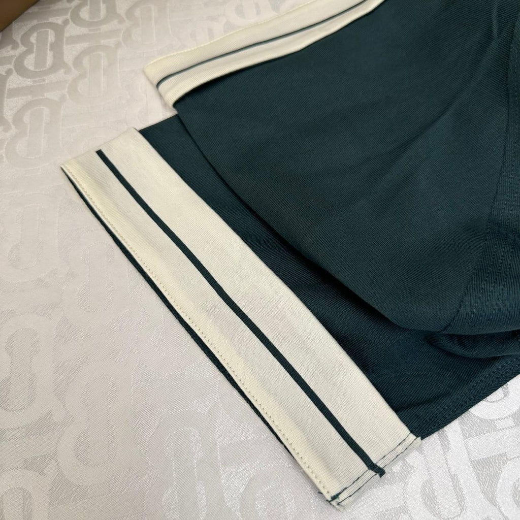 Burberry Green T-Shirt Without Collar Banlieue91