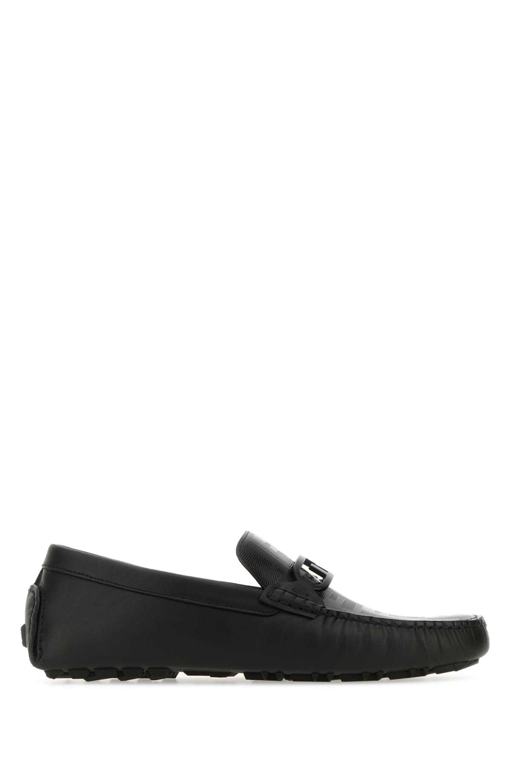 FENDI Leather Diver O Lock Loafers Banlieue91