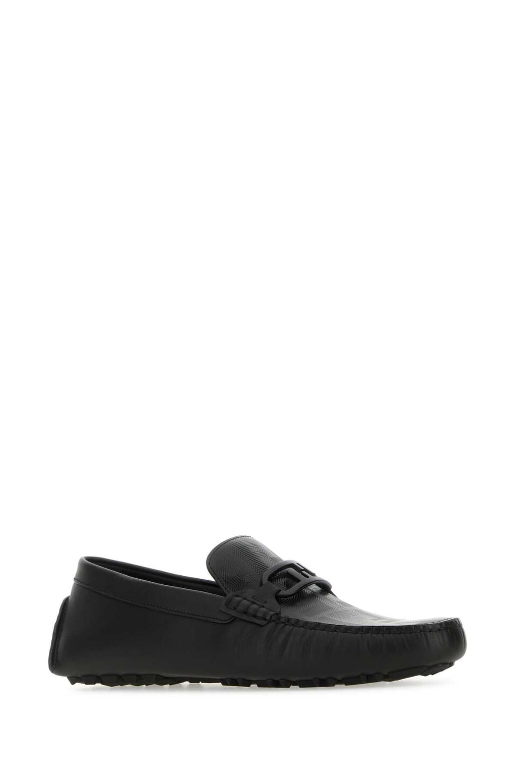 FENDI Leather Diver O Lock Loafers Banlieue91