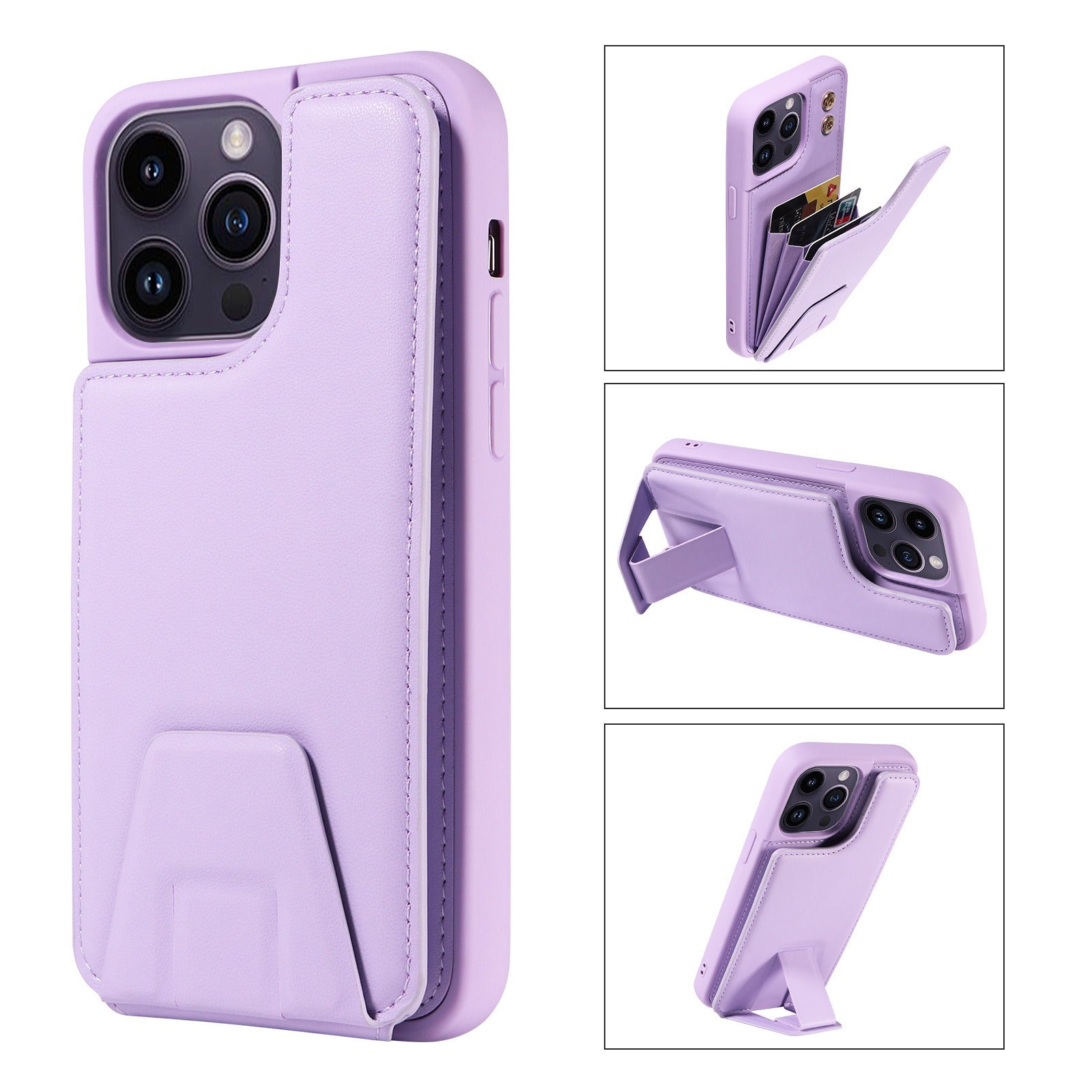 Suitable for Apple 15 phone case 13promax stand phone case adhesive leather anti drop 12 accordion card insertion phone case V.I.P Digital Presence