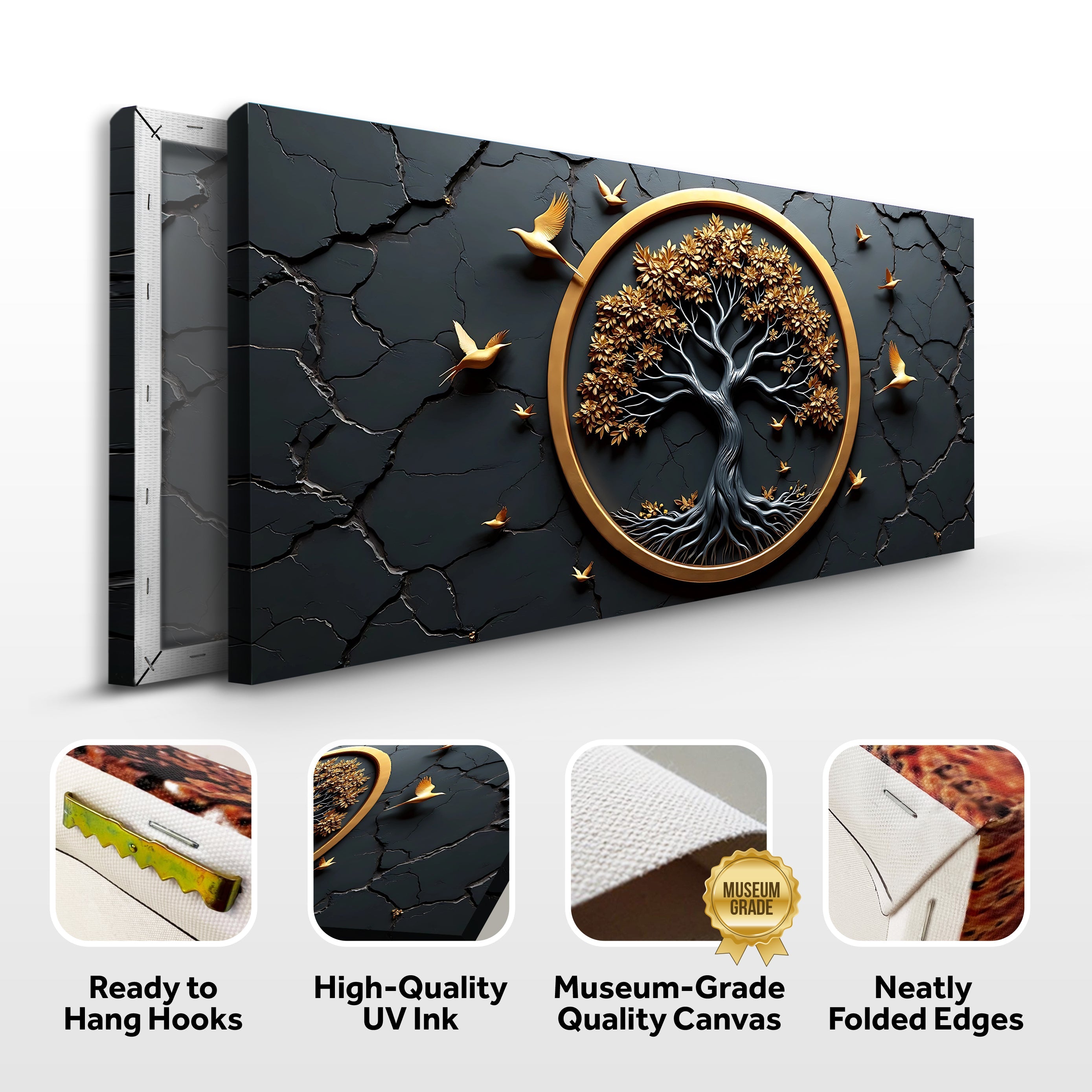 3D Celtic Tree of Life Wall Art IV Tailored Canvases
