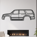 1996 4Runner 3rd Gen (N180)  Metal Car Wall Art - MT0257 Modello Turbo