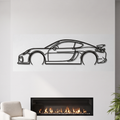2016 Cayman GT4 981 Metal Car Wall Art - MT0897 Modello Turbo