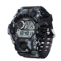 Shock Military Army Mens Watch In Camouflage  Style With LED Digital Back Light With Luminous  Effect Stevvex