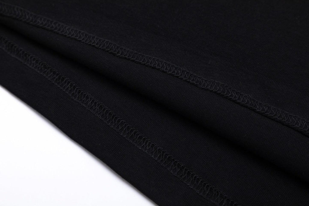 Amiri Black T-Shirt Without Collar Banlieue91